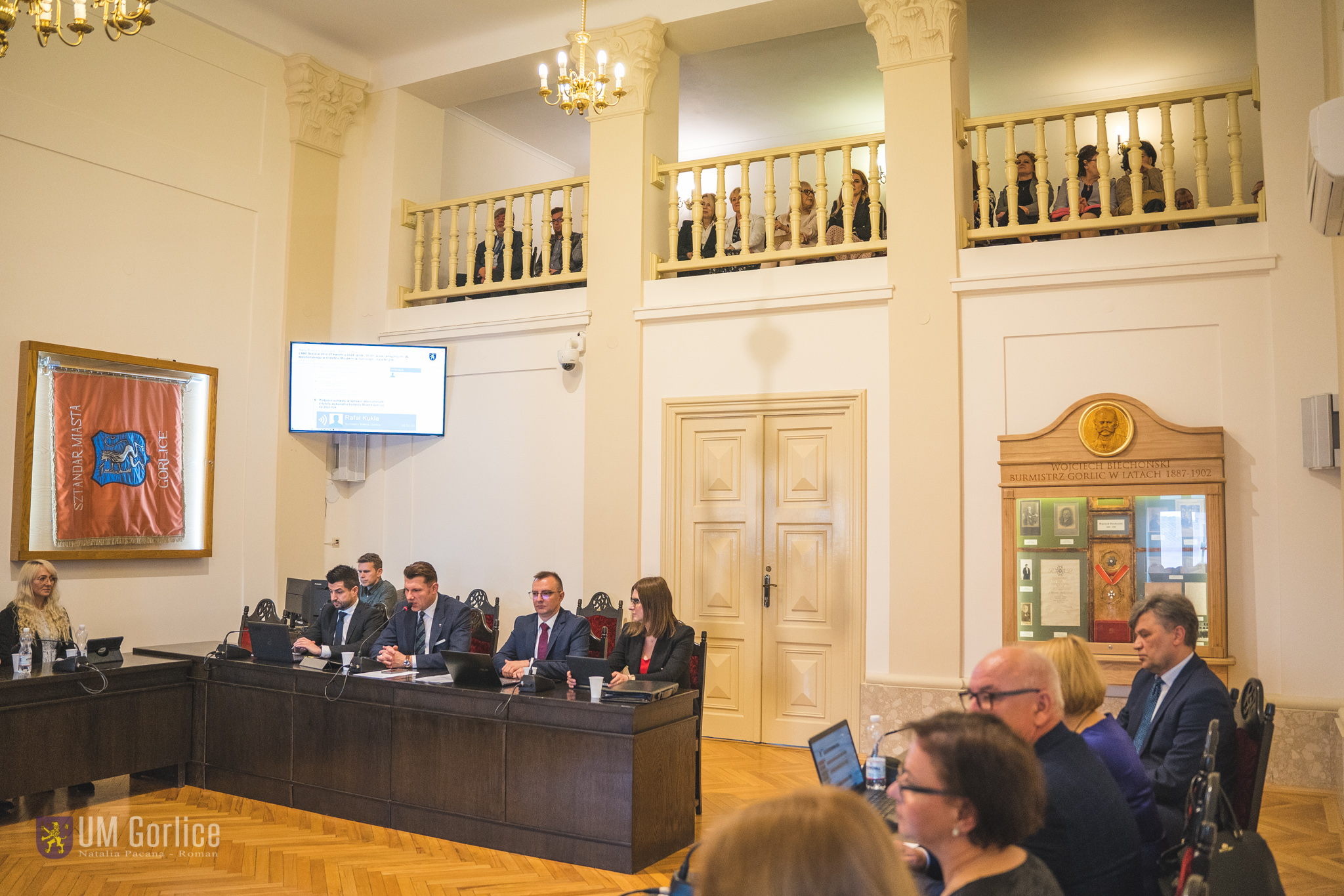 LXXII sesja Rady Miasta Gorlice - władze miasta